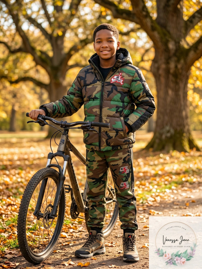 Nike Jordan Big Boys Nike Jump Man Classic Puffer Jacket, Age 12/13 Size Large by Vanessa Jane