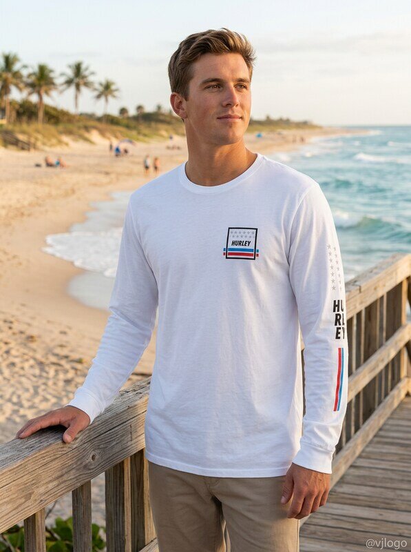 Hurley Mens Everyday Washed Independence T-Shirt in White, Size Medium by Vanessa Jane