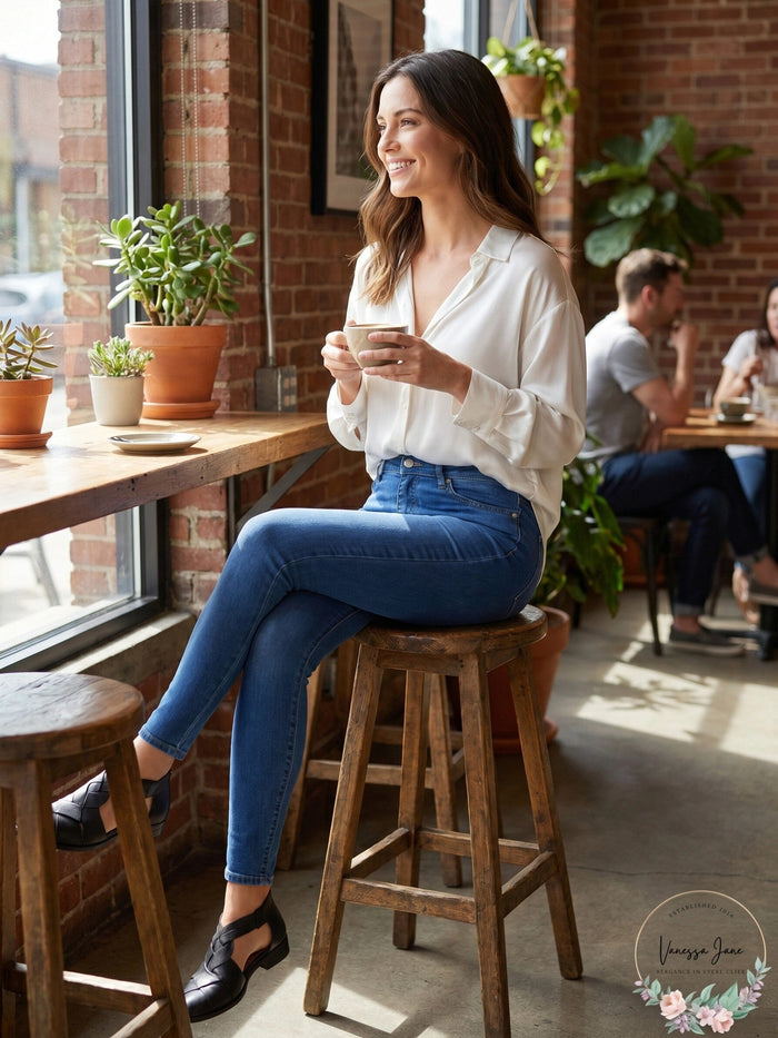 Free People Womens Sweet Jane Skinny Fit Jeans, Size 25 by Vanessa Jane