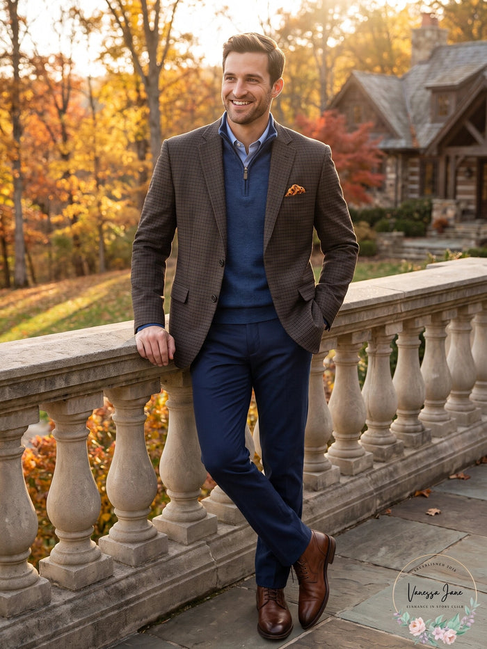 Lauren Ralph Lauren Mens Classic-Fit Ultraflex Stretch Patterned Blazer, 44S by Vanessa Jane