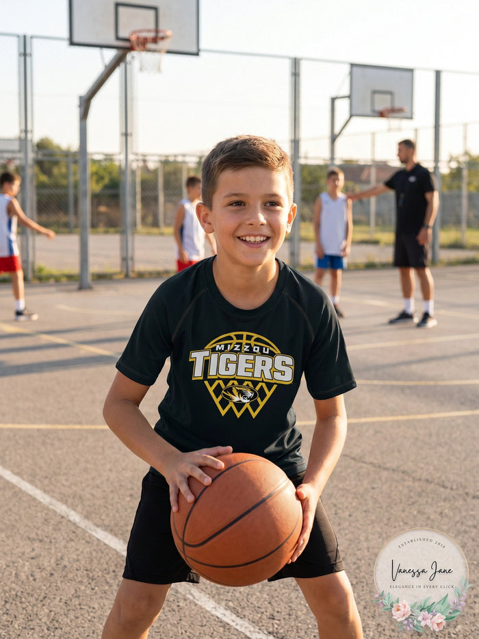 Champion NCAA Missouri Tigers Boys Short Sleeve Crew Neck T-Shirt,12-14 Large by Vanessa Jane