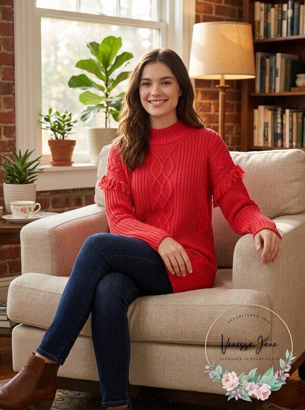 American Rag Juniors Tunic Sweater, Size Medium by Vanessa Jane