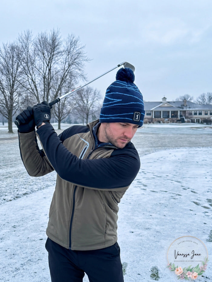 PGA Tour Men’s Laser Logo Beanie Hat by Vanessa Jane