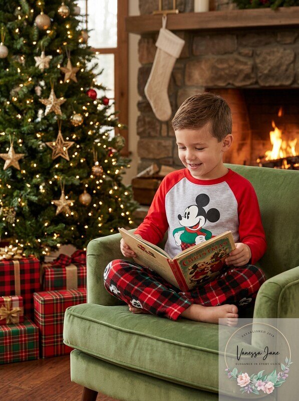Ame Kids 2-Pc. Mickey Mouse Pajama Set by Vanessa Jane