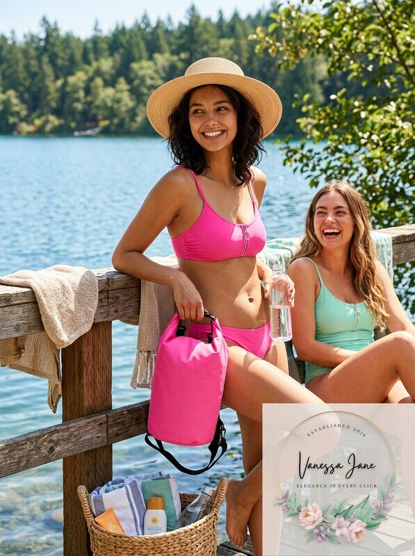 Hula Honey Juniors Solid Zipper Bralette Bikini Swim Top by Vanessa Jane