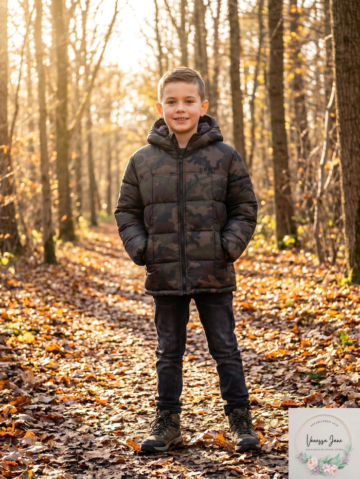 DKNY Boys Reversible Sherpa Jacket by Vanessa Jane