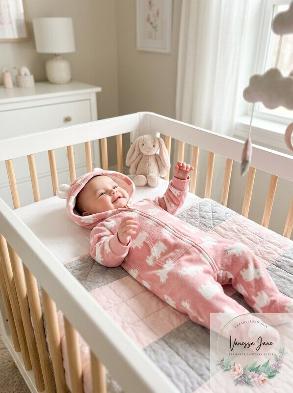 Carter's Baby Girls Hooded Faux-Fur-Trim Fleece Coverall, 3 Months by Vanessa Jane