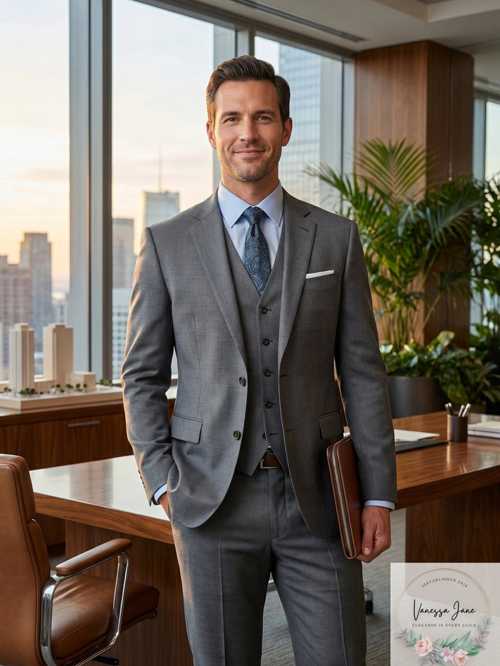 Alfani Mens Stretch Performance Slim-Fit Blazer by Vanessa Jane