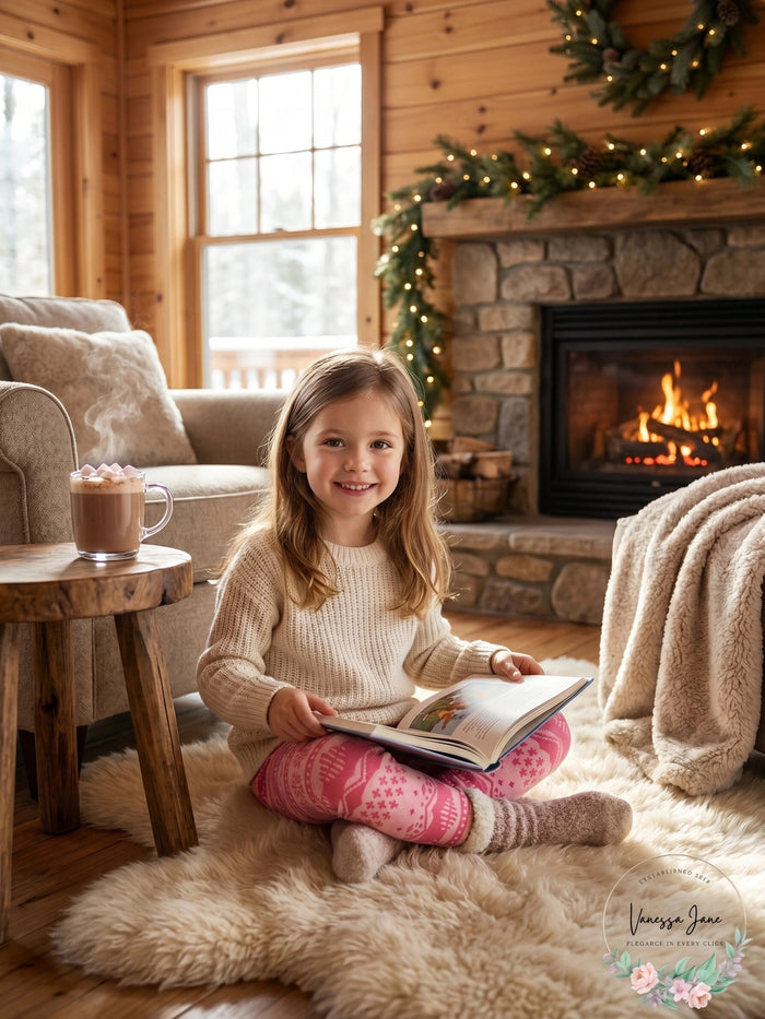 Epic Threads Big Girls Fair Isle Fleece Lined Sweater Legging by Vanessa Jane