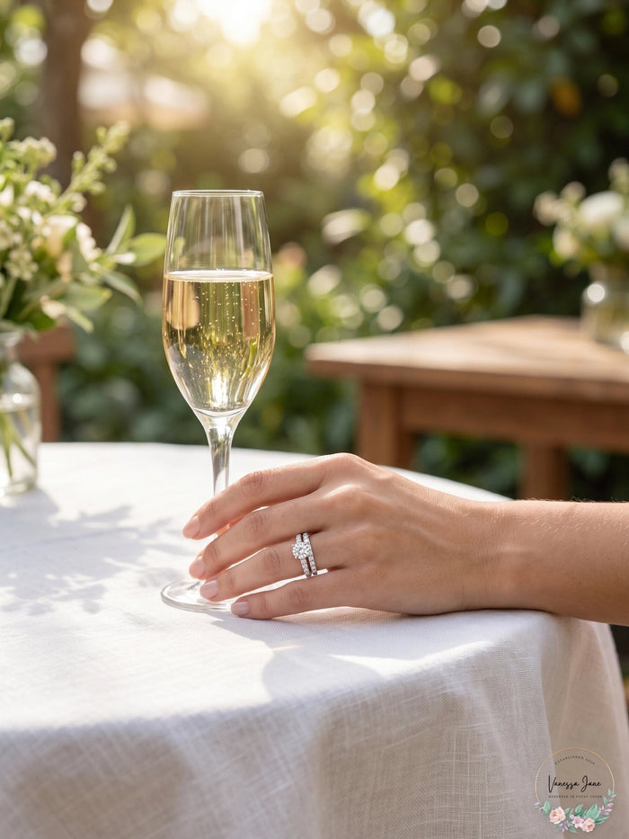 Charter Club Ring Set, Cubic Zirconia Engagement , Size 5 by Vanessa Jane
