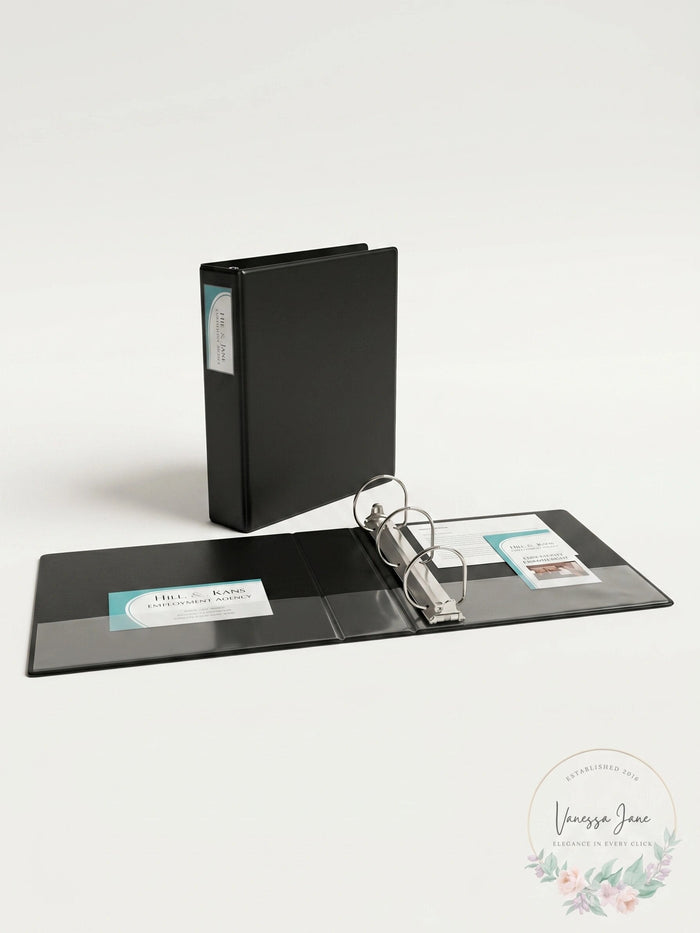 2-Pack Avery Durable Ring Binder with Two Booster EZD Rings, 11 x 8.5 by Vanessa Jane
