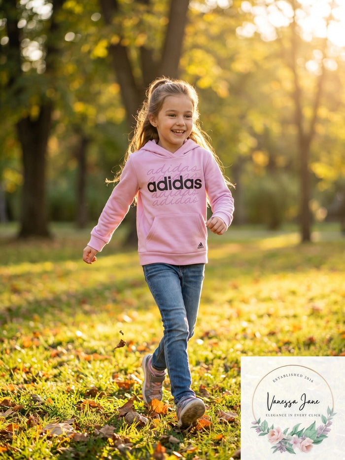 Adidas Big Girls Event Cotton Fleece Hoodie by Vanessa Jane
