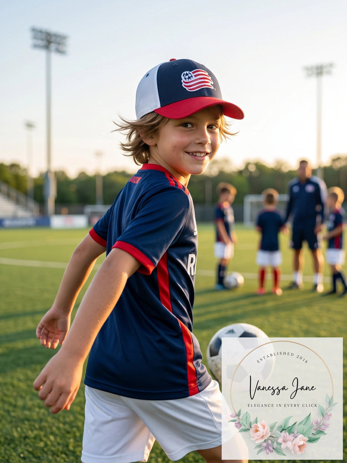 Adidas New England Revolution MLS Snapback Youth One Size Hat cap by Vanessa Jane