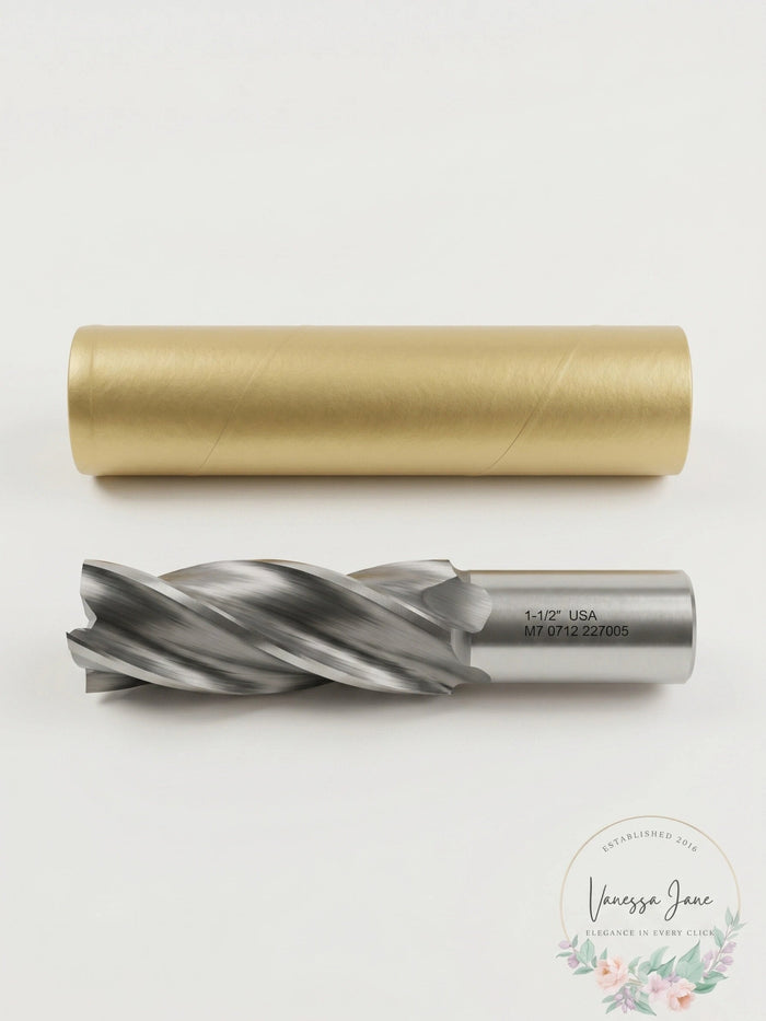 Melin Tool Company CC-4048L 4 Flute End Mill 1-1/2 - 1-1/4 x 6 1/2 M7 by Vanessa Jane