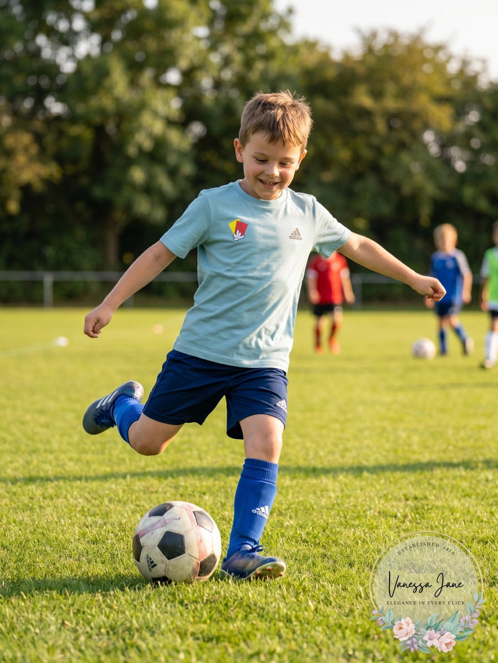 Adidas Big Boys Mascot Number Graphic T-Shirt by Vanessa Jane