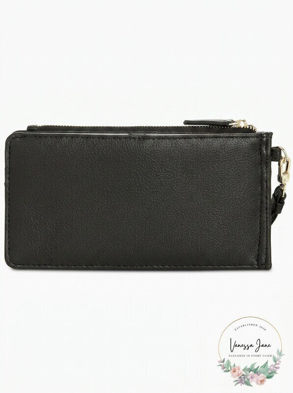 INC International Concepts Deliz Long Bifold Wallet (Black) by Vanessa Jane