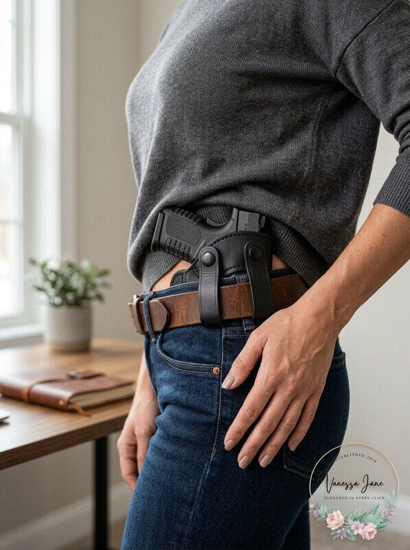 Tagua IPHS-636 Springfield XD-S Inside Pants Holster with Strap, Left Hand by Vanessa Jane