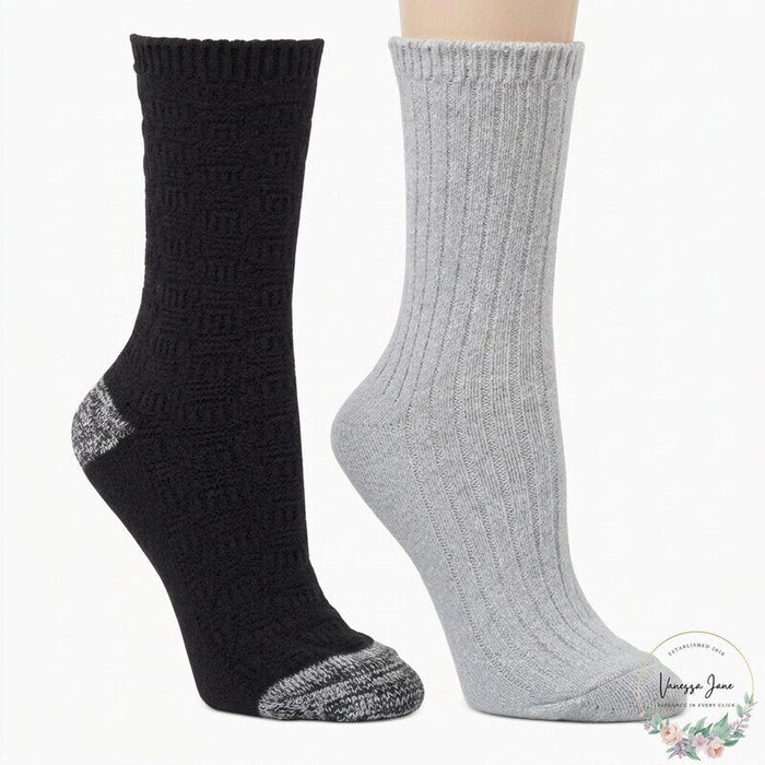 Cuddl Duds Womens 2-Pack Boot Socks Size 9/11 by Vanessa Jane