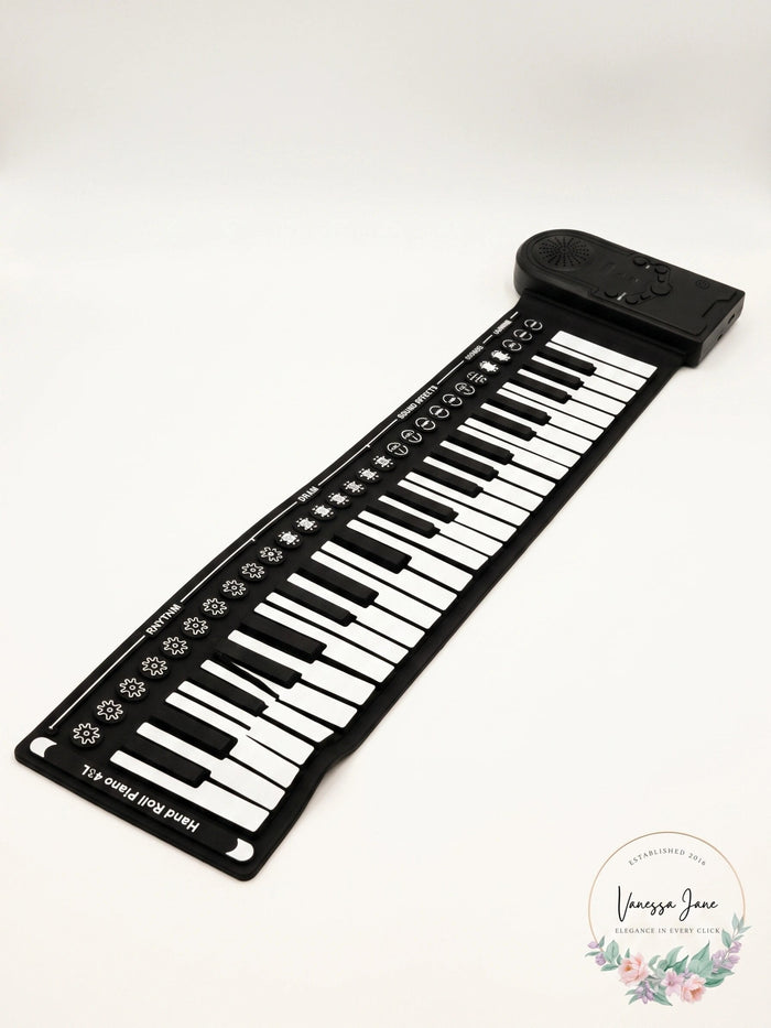 Electric Piano Portable Electronic Piano 49 Keys Soft Keyboard Piano by Vanessa Jane