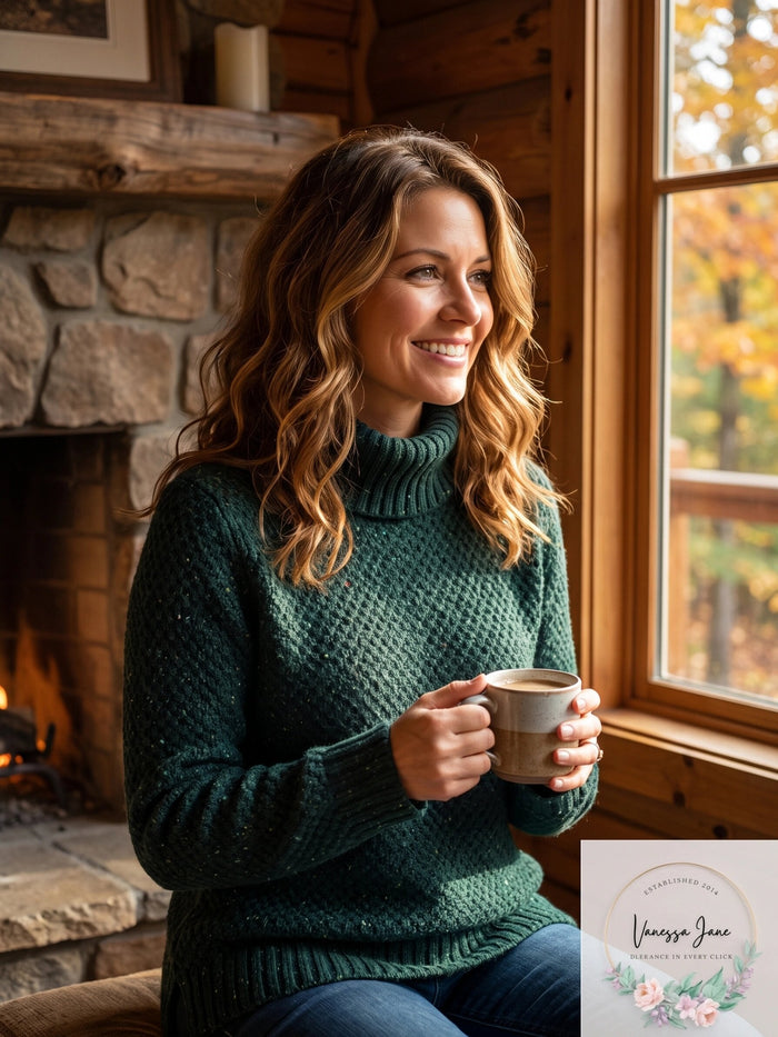 Style & Co Petite Envelope-Neck Tweed Sweater by Vanessa Jane