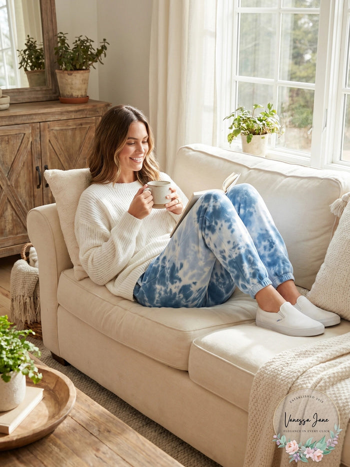 Lucky Brand Womens Chill at Home Fleece Joggers, Size Large by Vanessa Jane