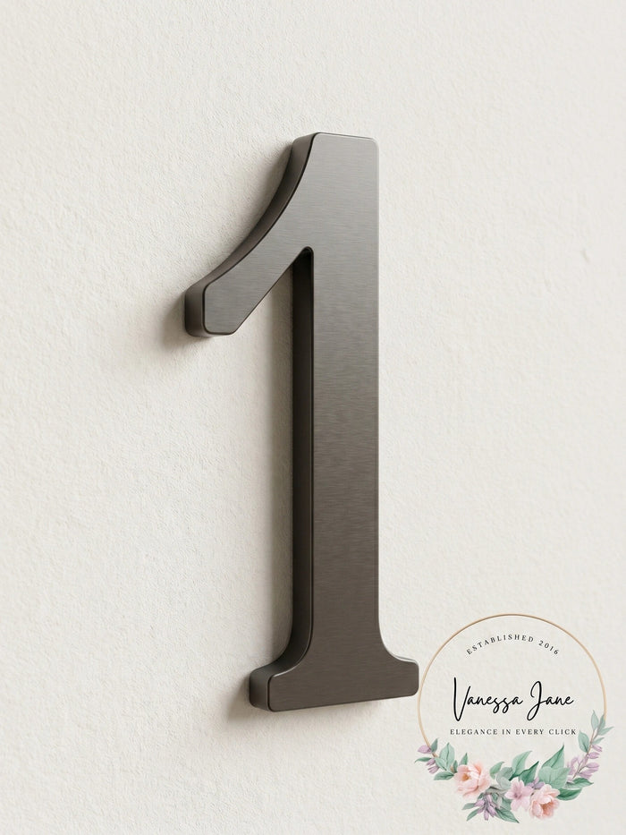 Baldwin Estate House Numbers, Choose Number/Finish by Vanessa Jane