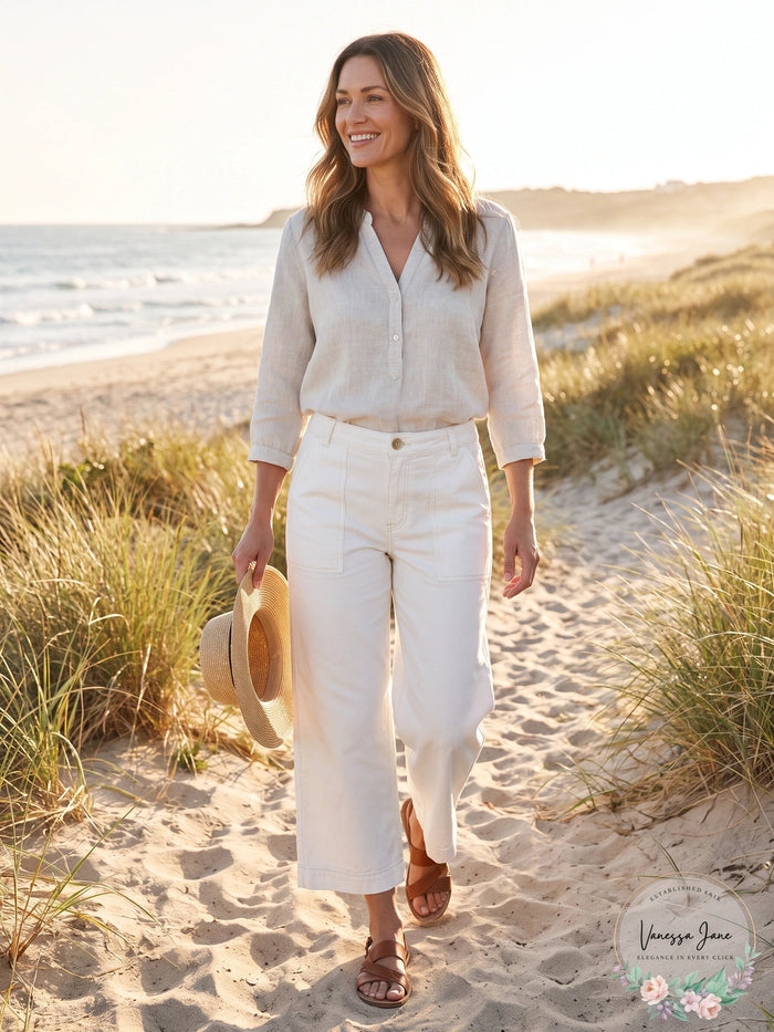 Free People Sunday Skies Straight Leg Pants by Free People, Size 2 by Vanessa Jane