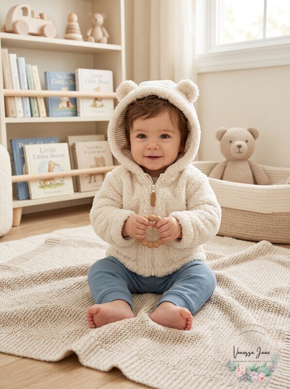 Carter's Baby Faux Sherpa Hoodie by Vanessa Jane