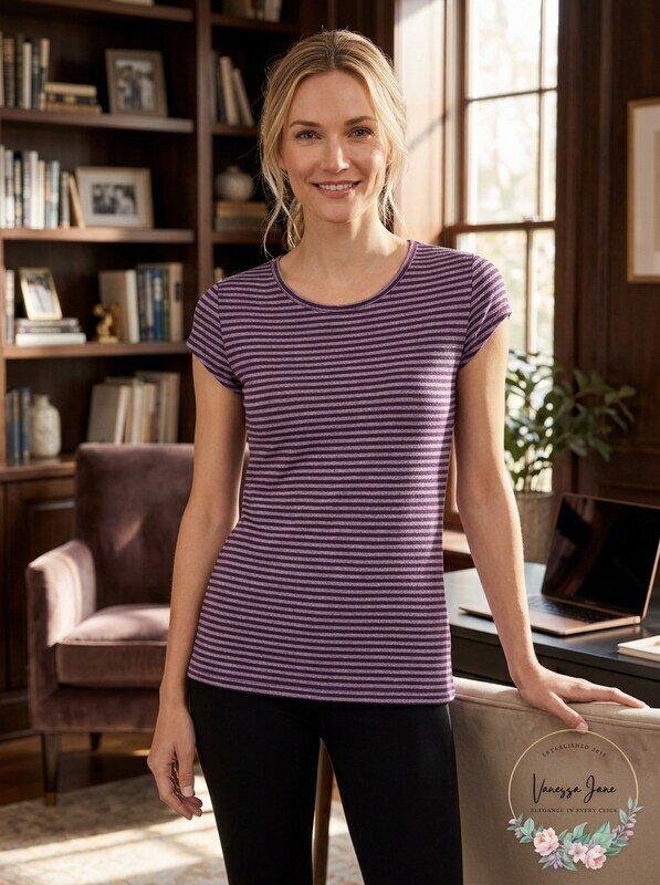 Ideology Womens Striped Cut-Out T-Shirt by Vanessa Jane