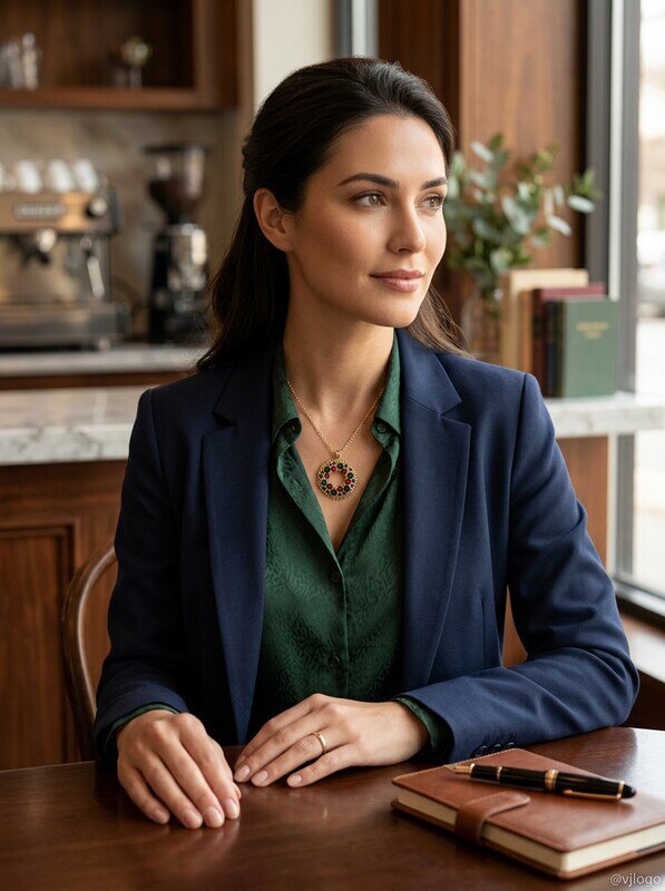 Charter Club Gold-Tone Crystal Wreath Pendant Necklace by Vanessa Jane