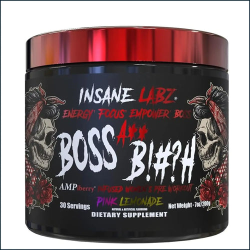 Insane Labz Boss A** B!#?h Pre-workout, 30 Servings by PoorBoySupplements.com