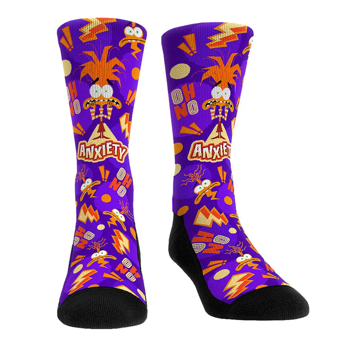 Inside Out 2 - Anxiety - All-Over by Rock 'Em Socks