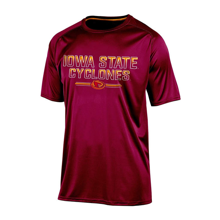 NCAA Iowa State Cyclones Mens Short Sleeve Crew Neck T-Shirt, Size Medium by Vanessa Jane