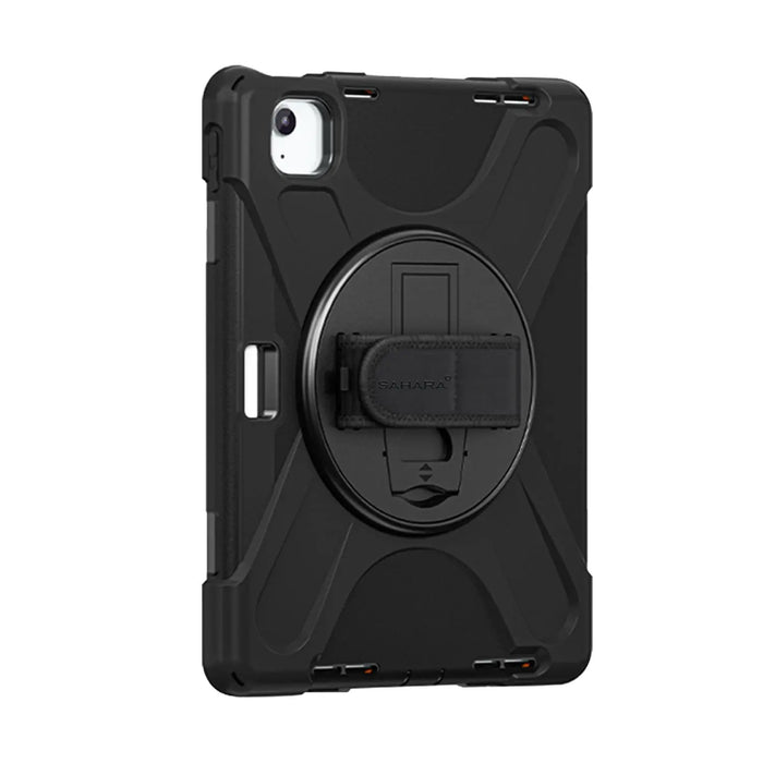 iPad Air 11-inch (M2 / M3 / M4) Case - Heavy-Duty Hand Strap | Raider X Series by Zerodamage Sahara Case LLC