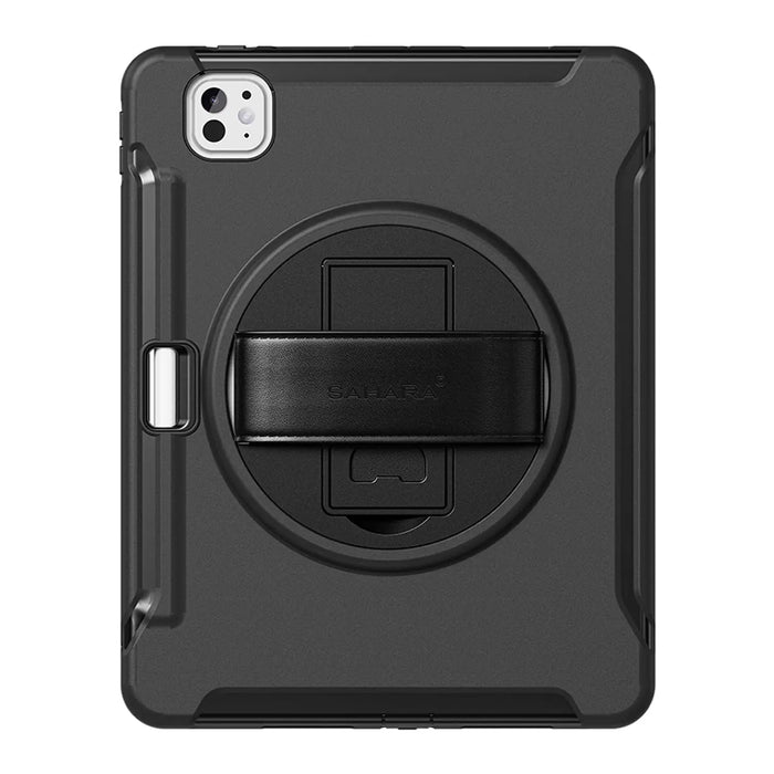 iPad Pro 13-inch (M4 2024 / M5 2025) Case - Heavy-Duty, Hand Strap | Raider Series by Zerodamage Sahara Case LLC