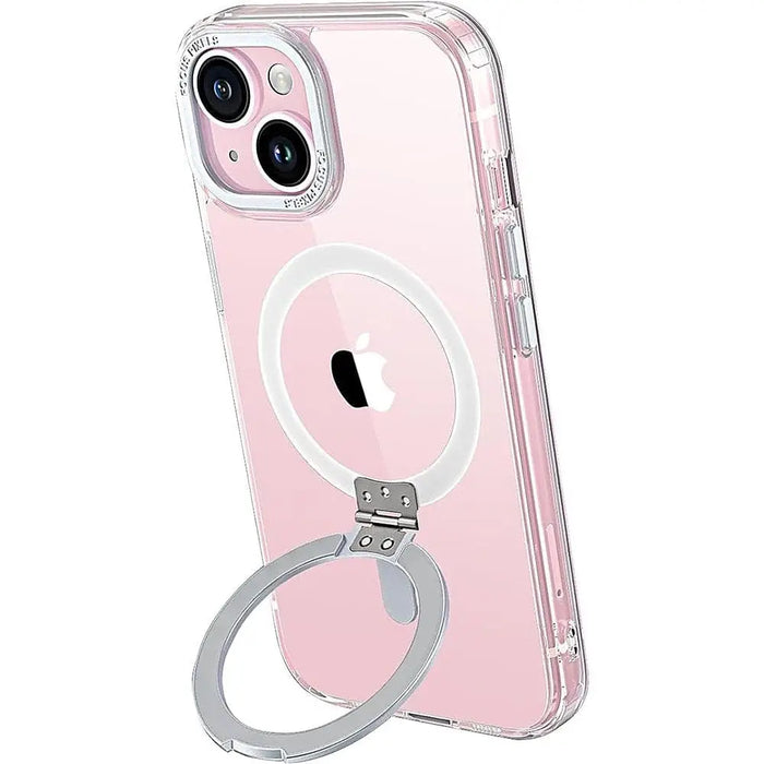 iPhone 15 Clear Kickstand Case with MagSafe | Venture Series by Zerodamage Sahara Case LLC