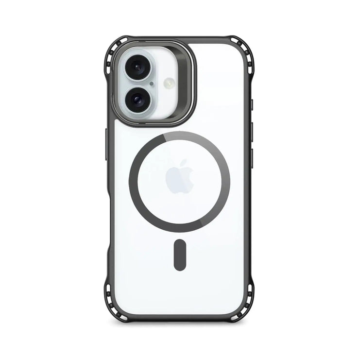 iPhone 16 Clear Kickstand Case - Anti- Slip, Rugged, MagSafe | Venture Series by Zerodamage Sahara Case LLC