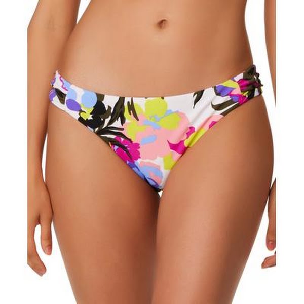 Bar III Womens Paradise Garden Bikini Bottoms, Size Medium by Vanessa Jane