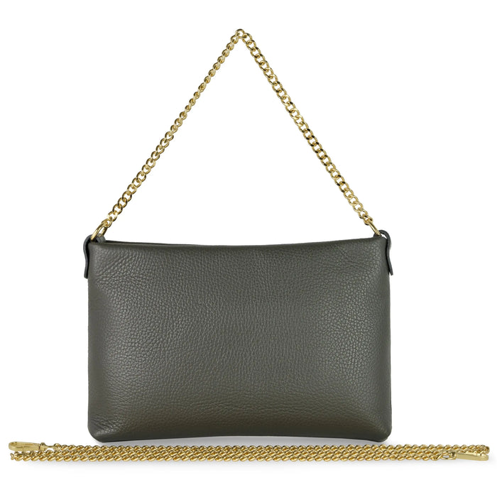 Italian Full-Grain Leather Crossbody Bag | Mantova by TAKEASY
