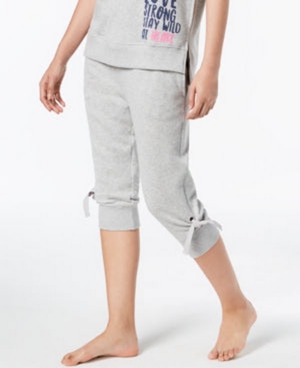 Hue Tie-Detail Jogger Pajama Pants by Vanessa Jane