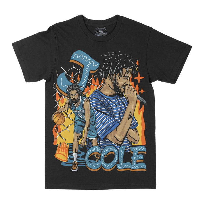 J. Cole "Fire" Graphic Tee by Obsessed with graphic tees
