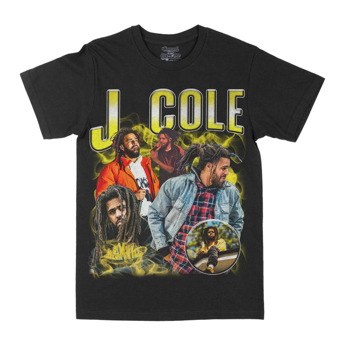 J.Cole Yellow Graphic Tee by Obsessed with graphic tees