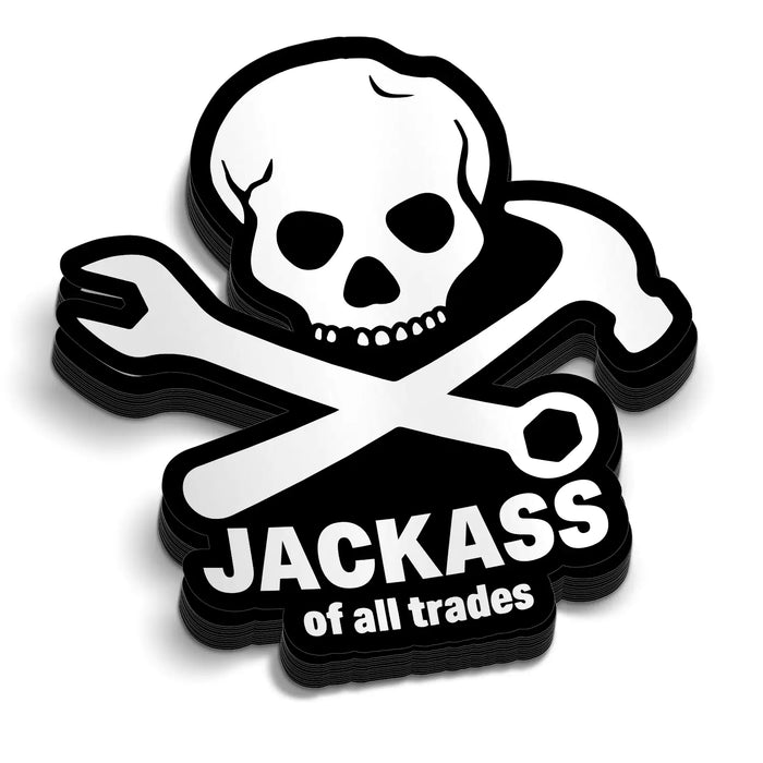 Jackass - Hard Hat Decal by Armed American Supply