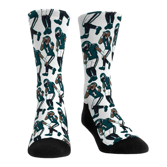 Jalen Hurts - Philadelphia Eagles - Griddy by Rock 'Em Socks