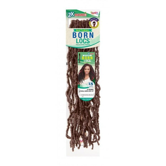 Janet Collection 2X Mambo Natural Born Locs 18" Hair Extensions