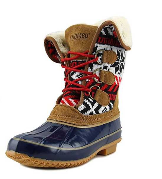 Khombu Women’s Jenna Lace-Up Cold Weather Booties, Size 6 by Vanessa Jane
