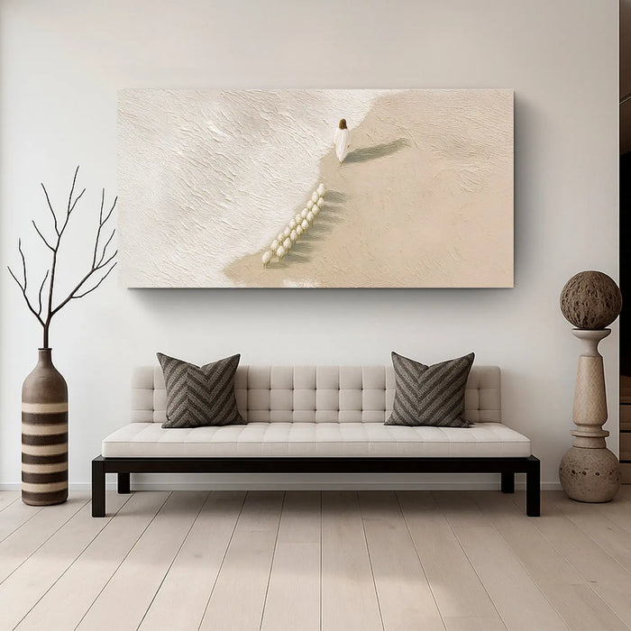 Jesus The Flock of Sheep Faith Wall Art by Tailored Canvases