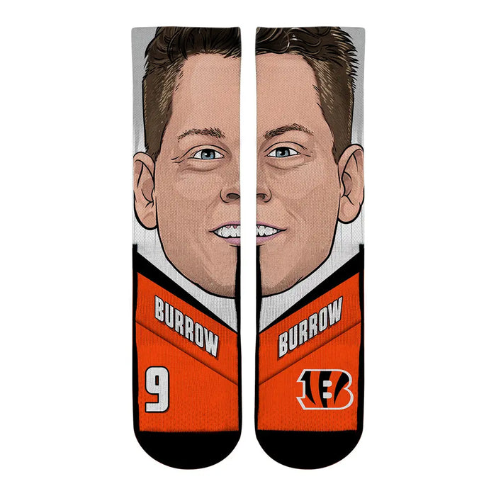 Joe Burrow - Cincinnati Bengals - Game Face by Rock 'Em Socks