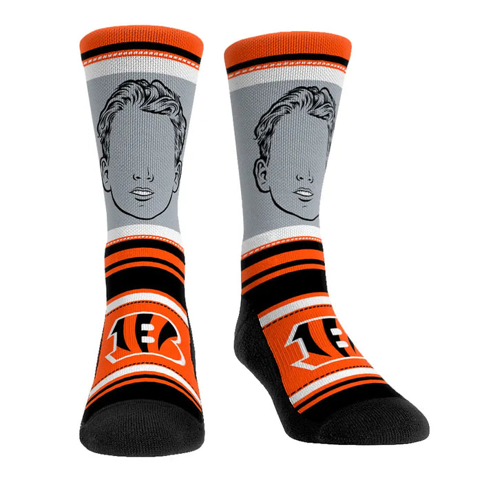 Joe Burrow - Cincinnati Bengals - Superstar Stripes by Rock 'Em Socks