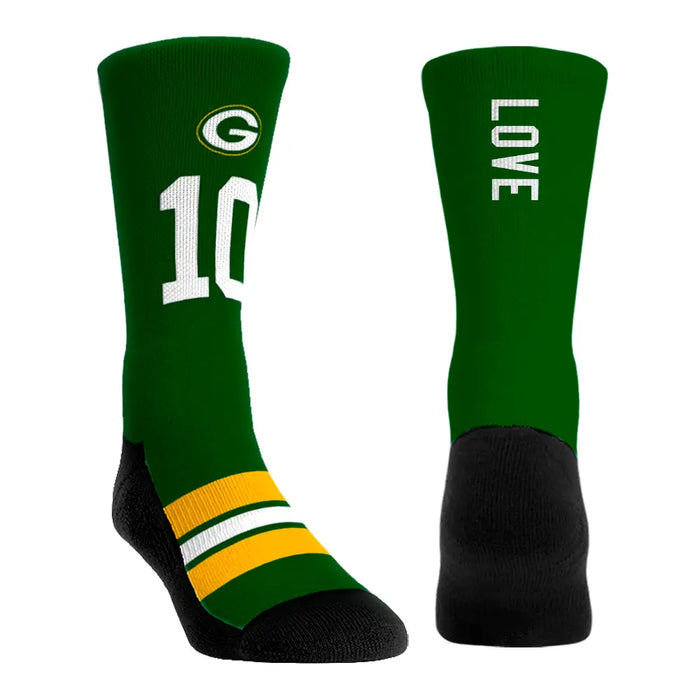 Jordan Love - Green Bay Packers - Jersey (Green) by Rock 'Em Socks